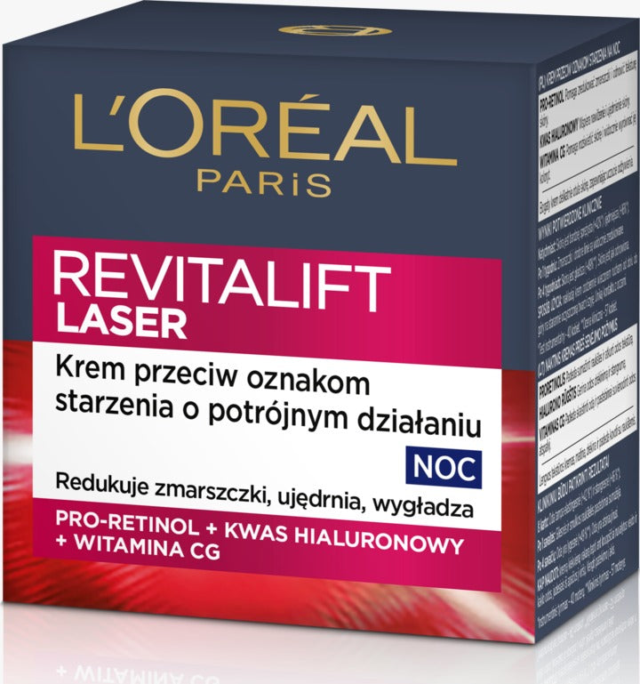 L'ORÉAL PARIS 巴黎萊雅 復顏激光修護晚安霜 - 40+ 熟齡專用 50 ml