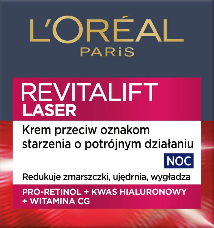 L'ORÉAL PARIS 巴黎萊雅 復顏激光修護晚安霜 - 40+ 熟齡專用 50 ml