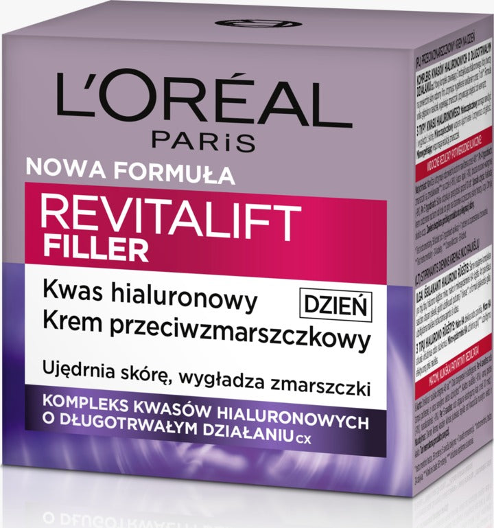 L'ORÉAL PARIS 巴黎萊雅 復顏玻尿酸抗皺持久親膚日間霜 - 40+ 熟齡專用, 50 ml