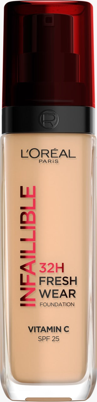 L'ORÉAL PARIS 巴黎萊雅 Infaillible 32H Fresh Wear 持久無瑕粉底液 (含 SPF 25) - 色號 #220 Sand 30 ml