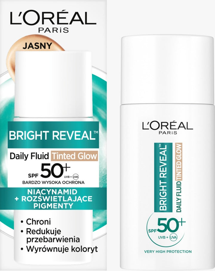 L'ORÉAL PARIS 巴黎萊雅 瞬效亮白防曬乳 (含 SPF 50+) 潤色版 50 ml