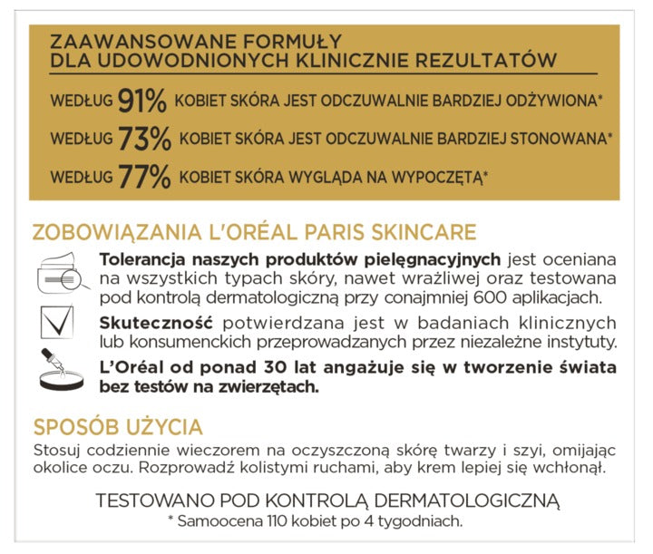 L'ORÉAL PARIS 巴黎萊雅 (年齡專家) 50+ 緊緻抗皺晚間霜 - Pro-Retinol (視黃醇/A醇) + 山茶花精油 50 ml