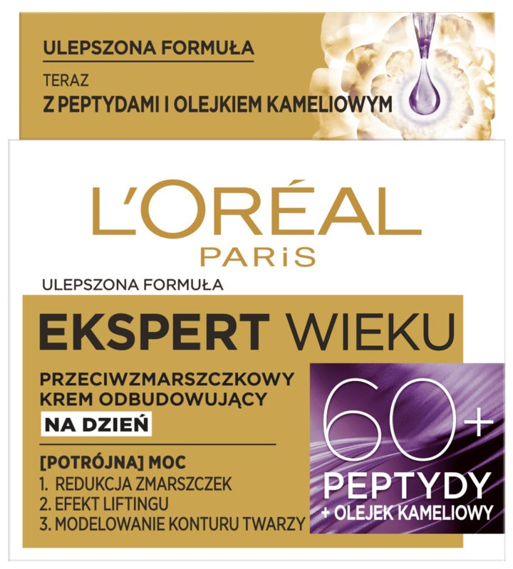 L'ORÉAL PARIS 巴黎萊雅 (年齡專家) 60+ 重塑修護日間霜 - 植物精油 + 仙人掌果萃取 50 ml