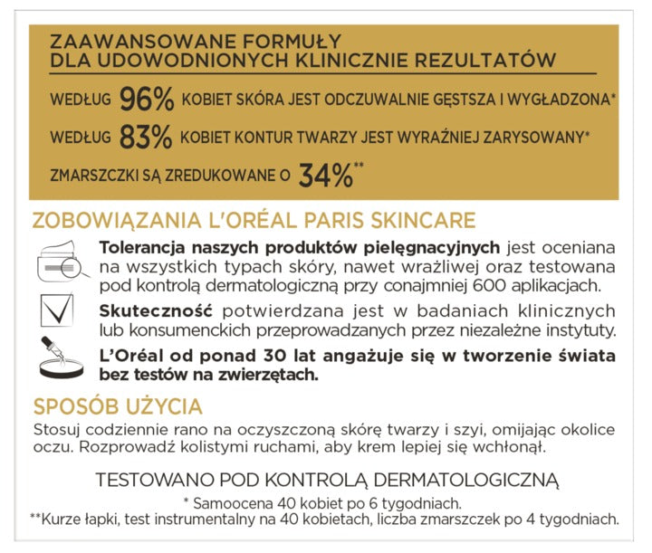 L'ORÉAL PARIS 巴黎萊雅 (年齡專家) 60+ 重塑修護日間霜 - 植物精油 + 仙人掌果萃取 50 ml