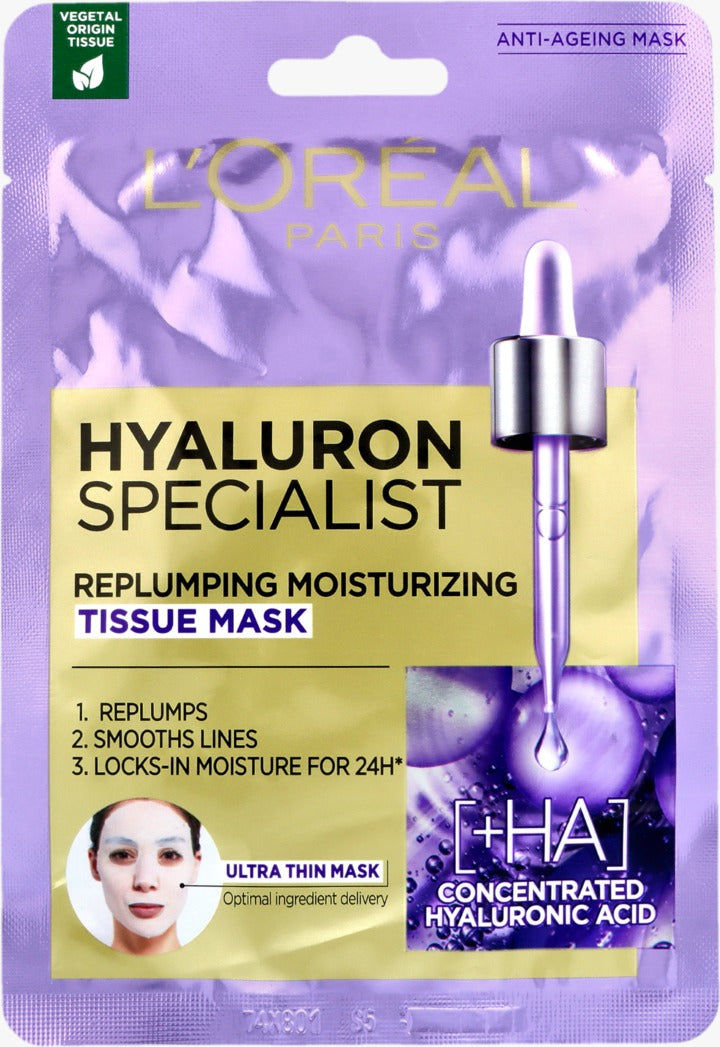L'ORÉAL PARIS 巴黎萊雅 高濃度玻尿酸補水填充面膜 30 g