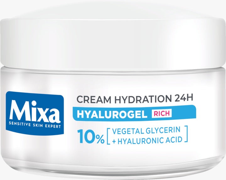MIXA Hyalurogel 玻尿酸超亮保濕潤澤面霜 (滋潤型) 50 ml
