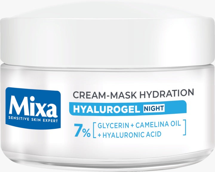 MIXA Hyalurogel 玻尿酸保濕晚安面霜面膜 (夜間修護型) 50 ml
