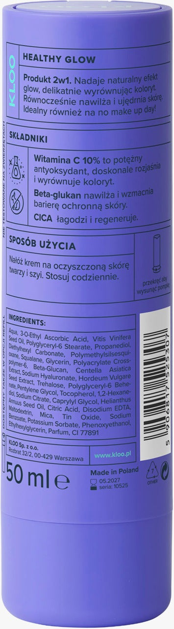 KLOO Healthy Glow 輕透亮澤日間面霜 50 ml