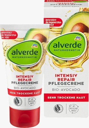 Alverde 艾薇德 有機酪梨密集修護強效面霜 50 ml