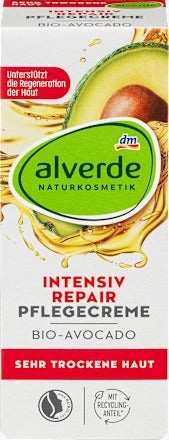 Alverde 艾薇德 有機酪梨密集修護強效面霜 50 ml