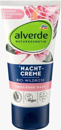 Alverde 艾薇德 有機野玫瑰密集修護晚霜 50 ml