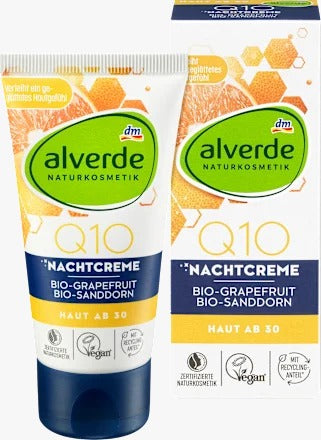 Alverde 艾薇德 Q10 枸杞抗皺修護晚霜 50 ml
