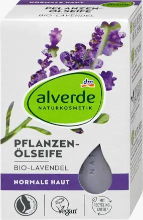 Alverde NATURKOSMETIK Plant Oil Soap (Organic Lavender), 100 g