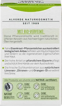Alverde NATURKOSMETIK Plant Oil Soap (Organic Verbena), 100 g