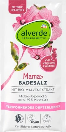 Alverde NATURKOSMETIK Pregnancy Bath Salt (Organic Mallow &amp; Organic Jojoba Oil), 60 g