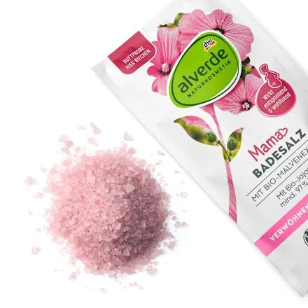 Alverde 艾薇德 懷孕媽咪有機錦葵與荷荷巴舒緩入浴鹽 60 g