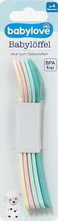 Babylove 嬰幼兒餵食彩色湯匙 5 入