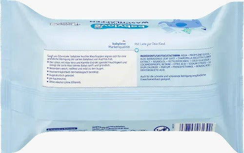 Babylove Mild Baby Wet Wipes, 80 pcs