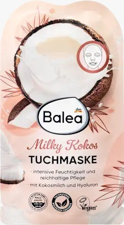 Balea 椰奶柔膚補水片裝面膜 1 片