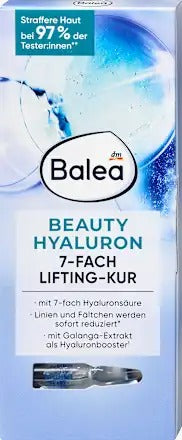 Balea Beauty Hyaluron 7 重玻尿酸提拉保濕精華安瓿 7 ml x 7 支