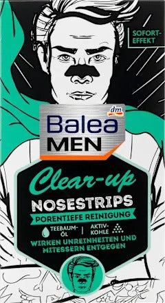 Balea MEN Clear-Up Strips for Nose, 3 pcs
