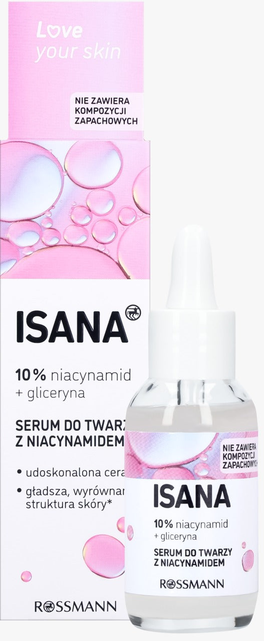 ISANA Love Your Skin 10% 煙酰胺毛孔細緻精華 30 ml