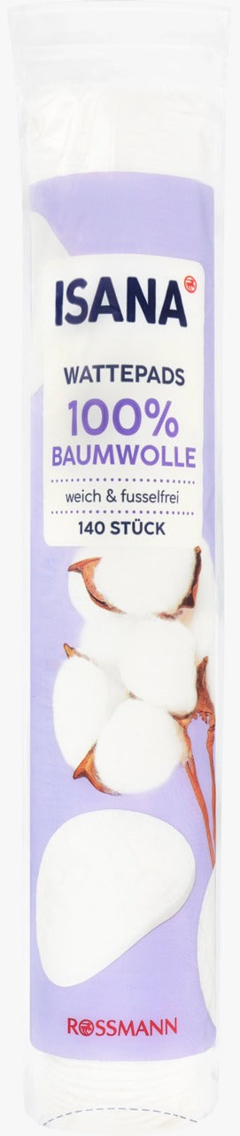 ISANA Cotton Pads, 140 pcs