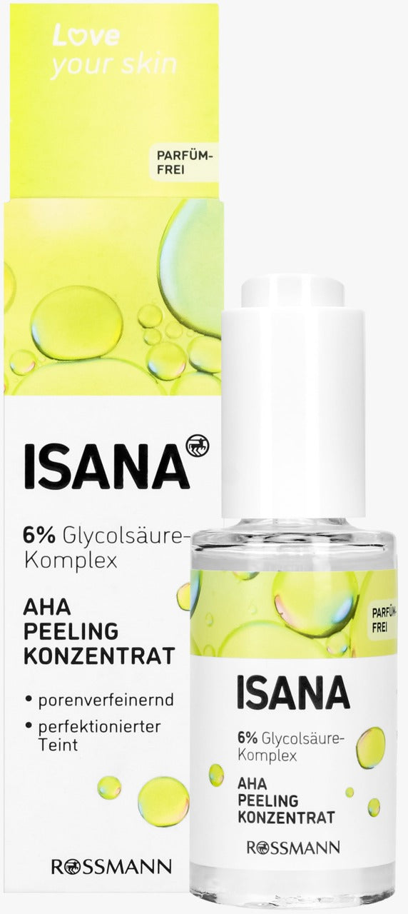 ISANA Love Your Skin 6% 甘醇酸 (AHA) 煥膚亮采精華 30 ml