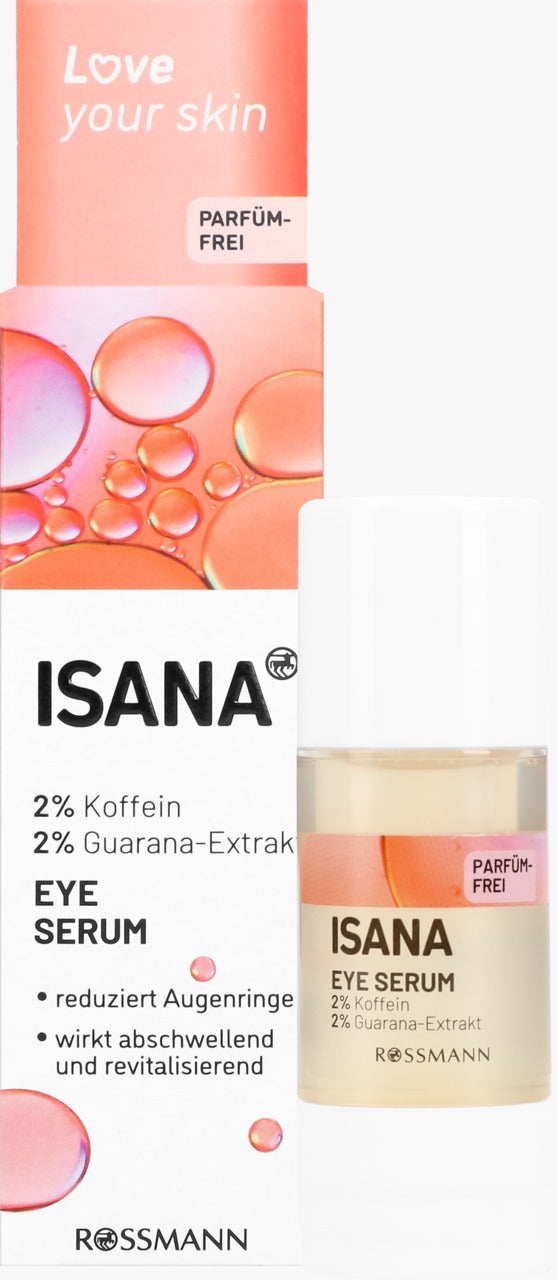 ISANA Love Your Skin 咖啡因緊緻亮采眼部精華 15 ml