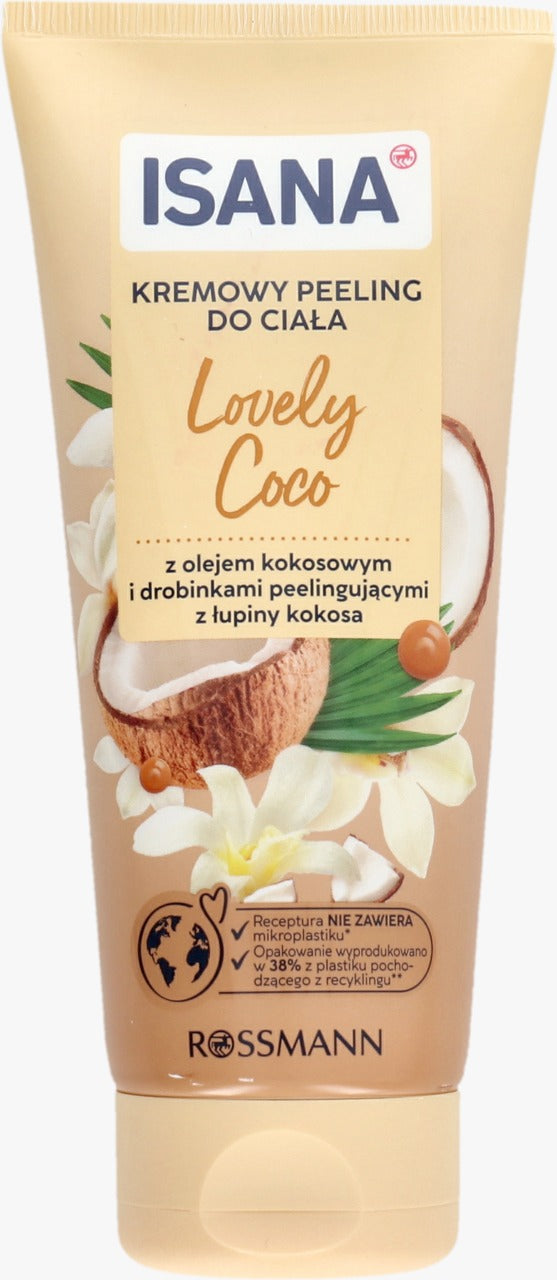 ISANA Lovely Coco 奶油椰香身體磨砂膏 200 ml