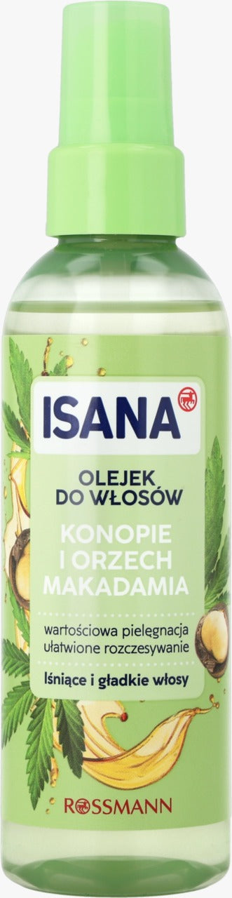 ISANA 大麻籽與夏威夷果油護髮精油 100 ml