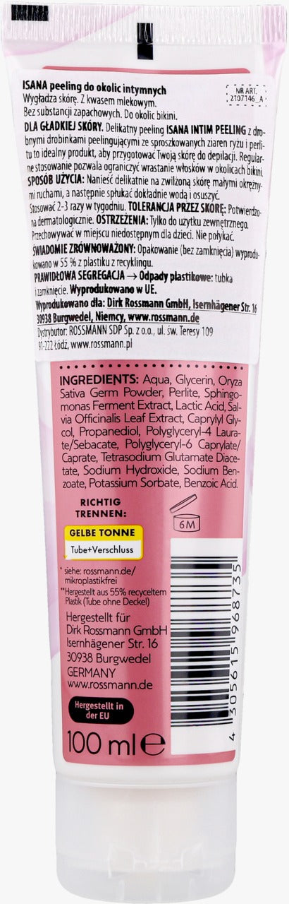 ISANA Intim Smoothing Intimate Scrub, 100 ml