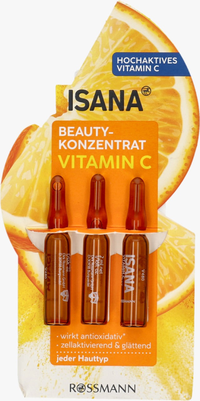 ISANA 維他命 C 亮白煥膚安瓶精華 3 x 2 ml