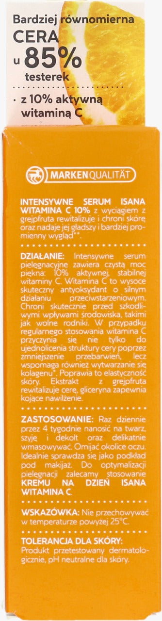 ISANA 維他命 C 亮白煥膚精華液 30 ml