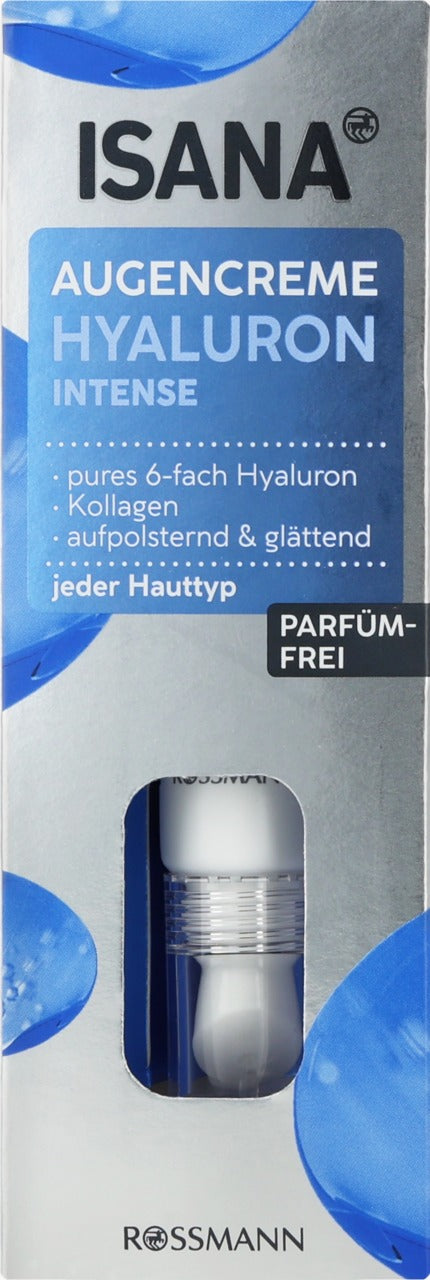 ISANA Hyaluron Intense 強效玻尿酸補水眼霜 15 ml