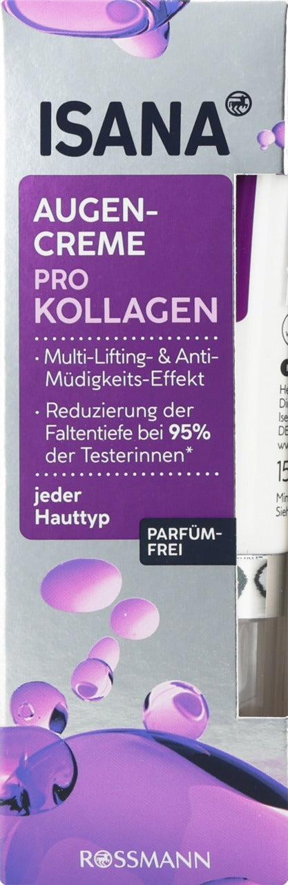 ISANA Pro-Kollagen Energy 膠原能量提拉眼霜 15 ml