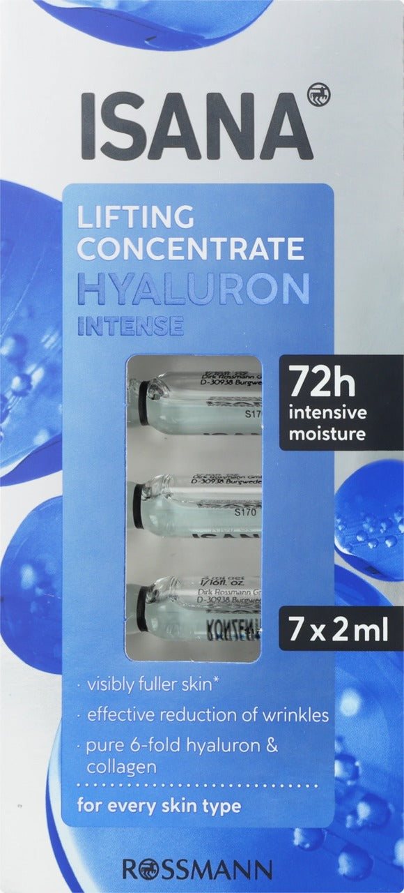 ISANA Hyaluron Intense 強效玻尿酸提拉精華安瓶 7 x 2 ml