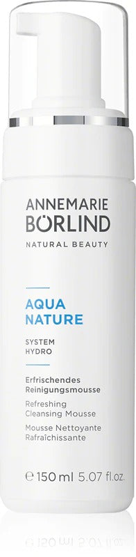 ANNEMARIE BÖRLIND AQUANATURE 玻尿酸保濕清爽潔面慕斯 150 ml