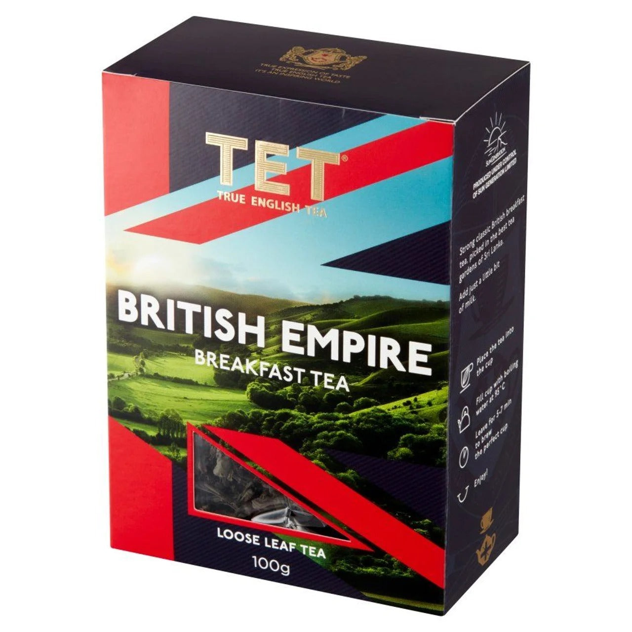 TET British Empire 頂級純天然大葉黑茶 100 g