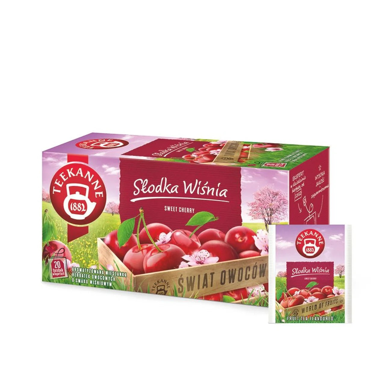 Teekanne World of Fruits 經典櫻桃果茶 20 x 2.5 g
