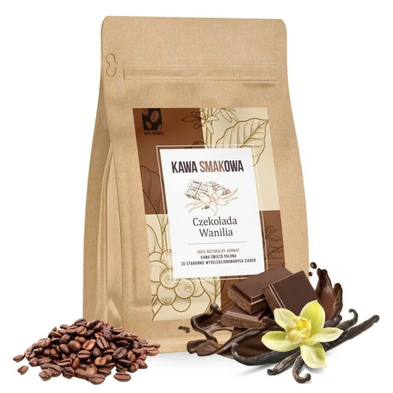 Cafe Tommy 巧克力與香草風味調味咖啡豆 250 g