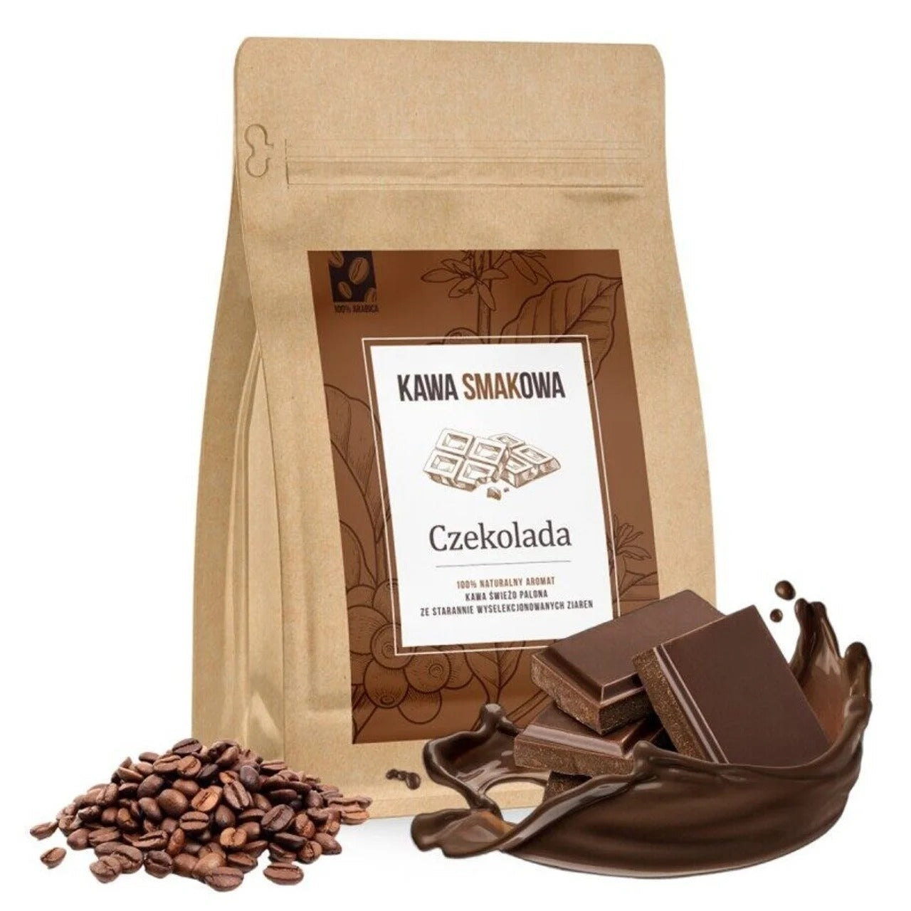 Cafe Tommy Flavored Coffee Beans Chocolate 250 g