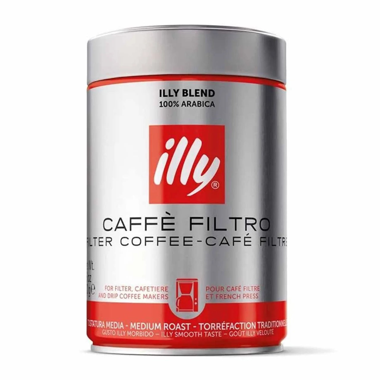 illy 經典中焙濾泡式研磨咖啡粉 250 g