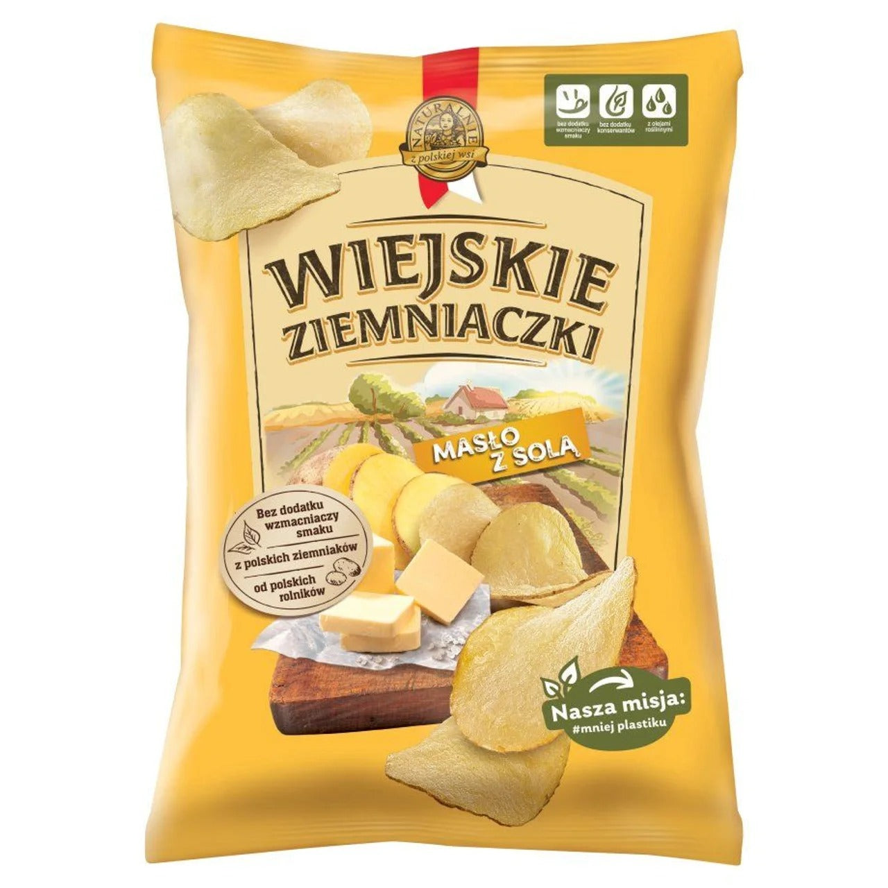 Wiejskie Ziemniaczki 奶油鹽味洋芋片 130 g