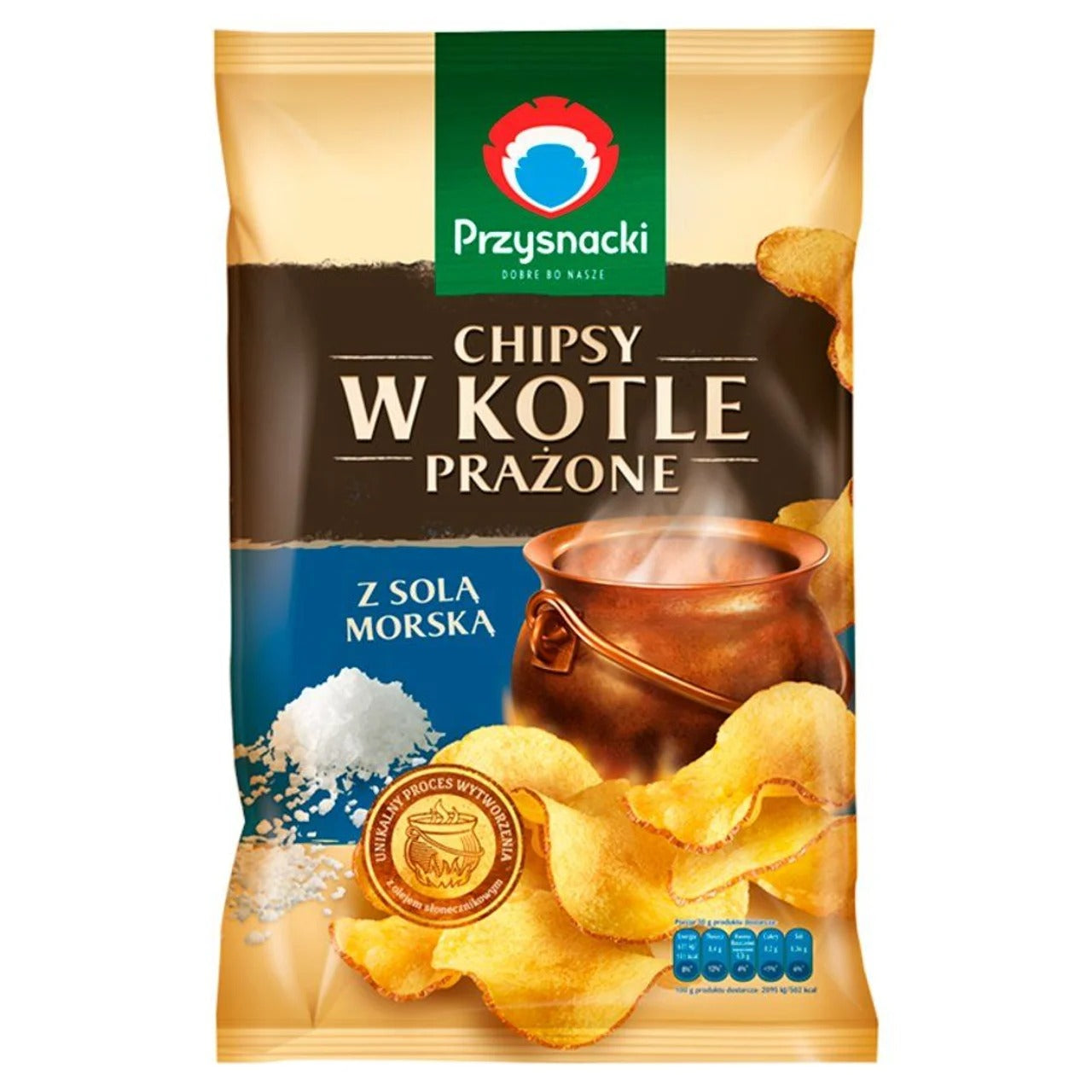 Przysnacki 帶皮厚切原味洋芋片 125 g