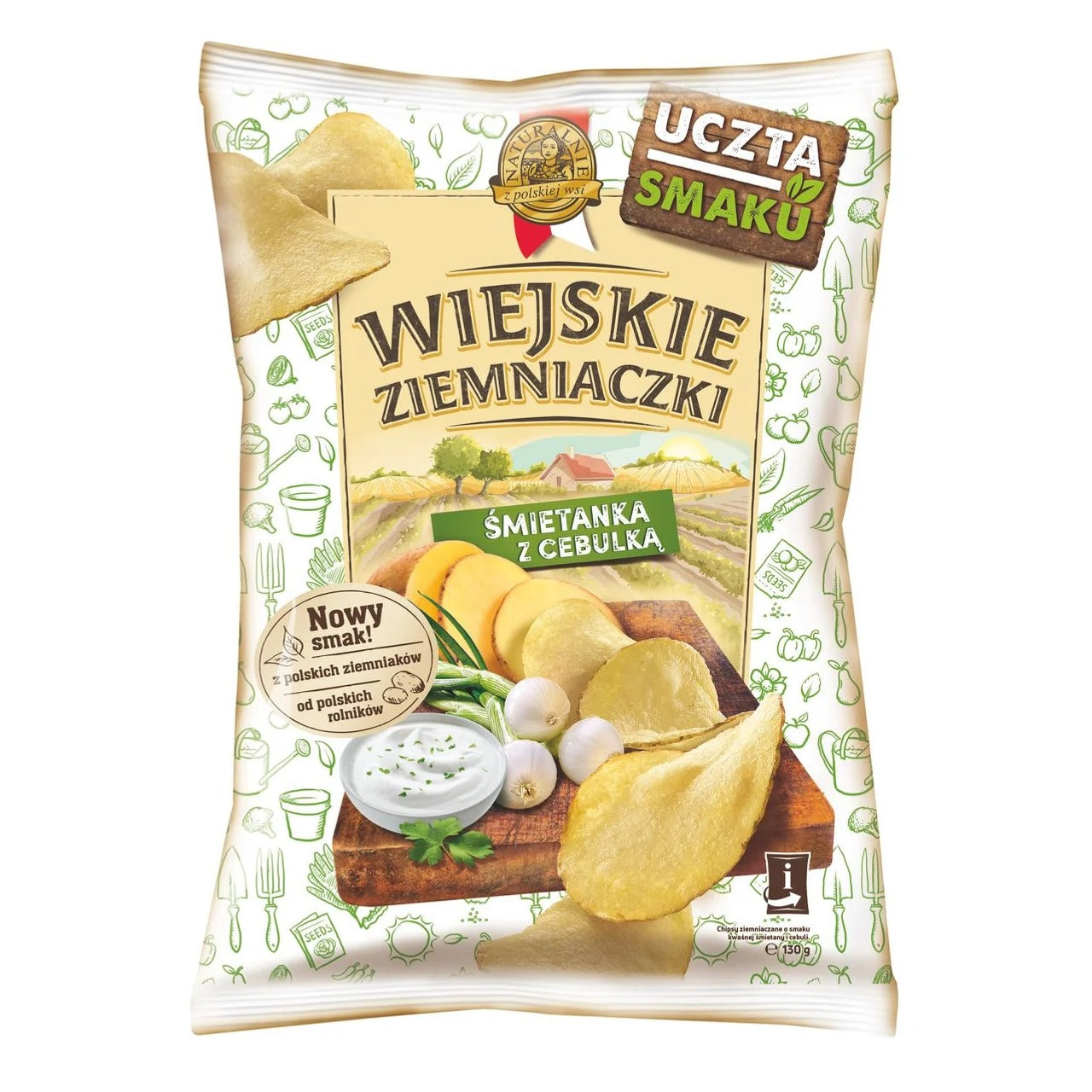 Wiejskie Ziemniaczki 田園風酸奶洋蔥風味洋芋片 130 g