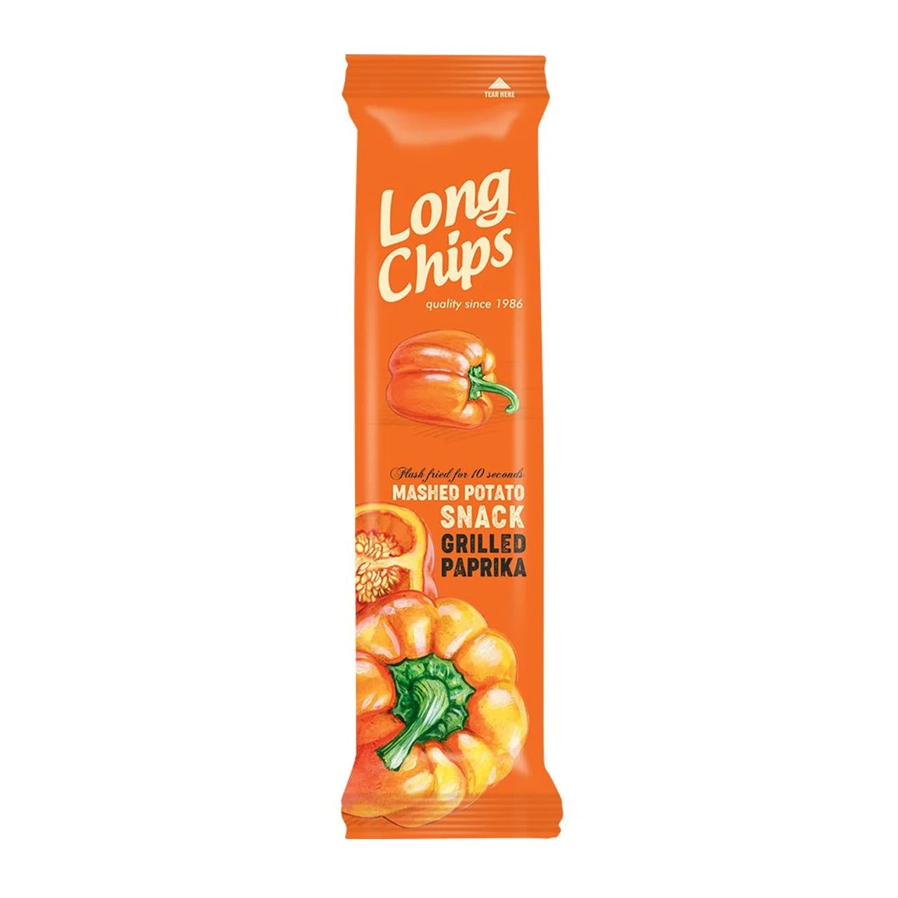 Long Chips 炭烤紅椒風味長條型馬鈴薯脆片 75 g