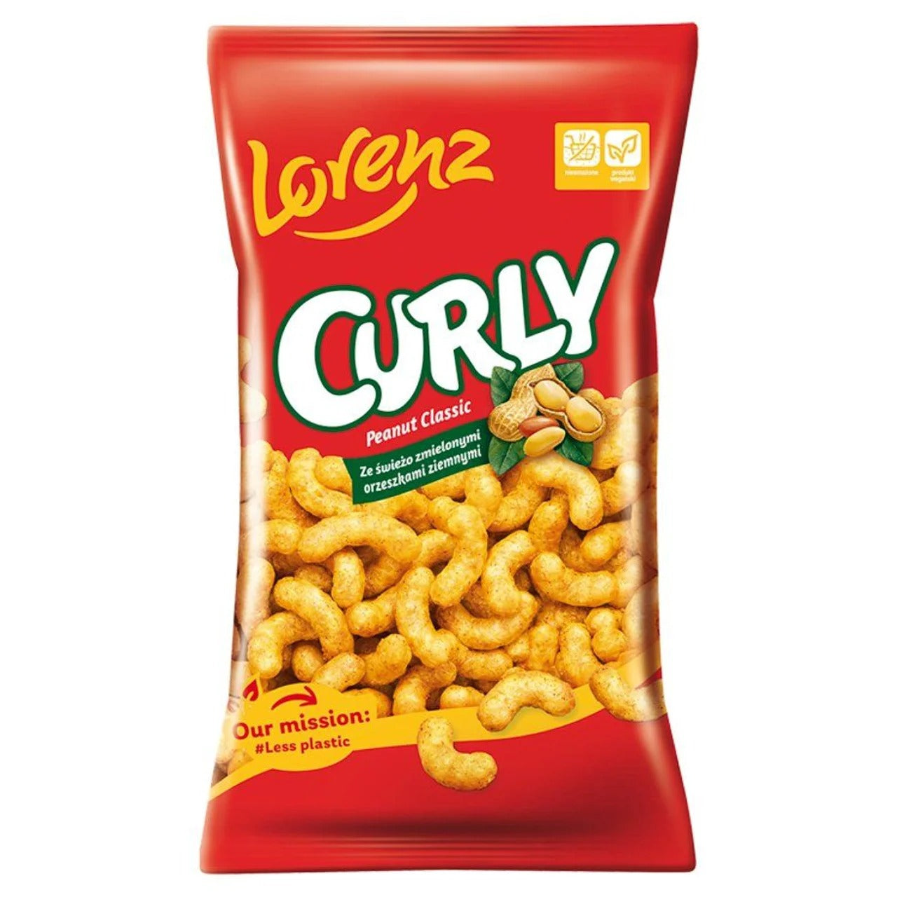 Lorenz Curly 經典花生風味玉米脆餅 120 g