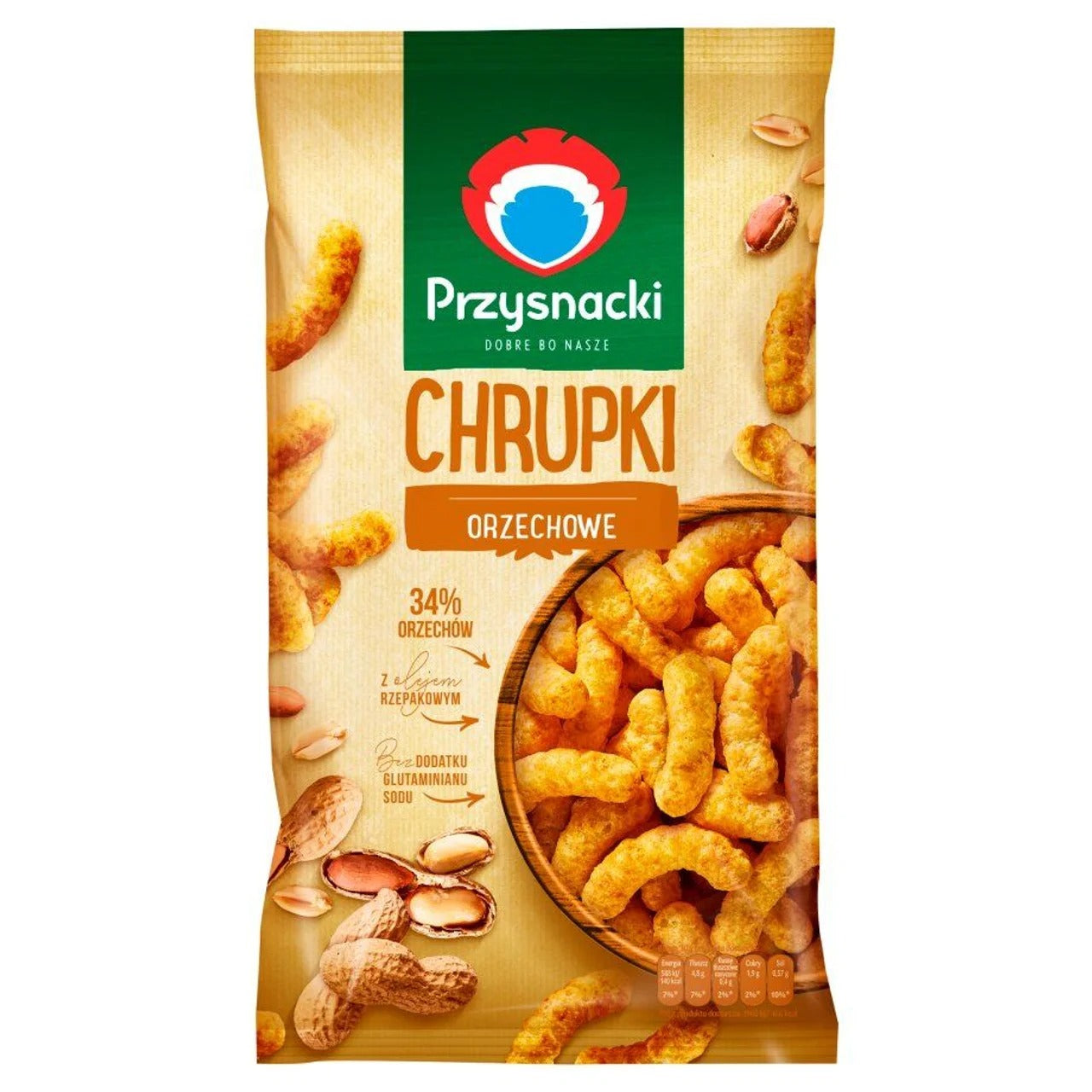 Przysnacki 波蘭在地風味花生玉米脆片 150 g