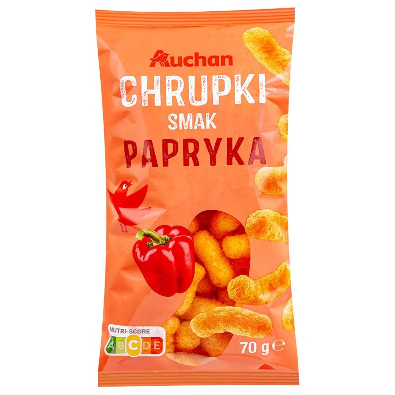 Auchan 歐尚紅椒風味玉米脆棒 70 g